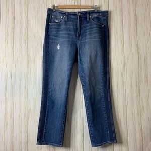 J Crew Jeans Vintage Straight Distressed 30 Blue